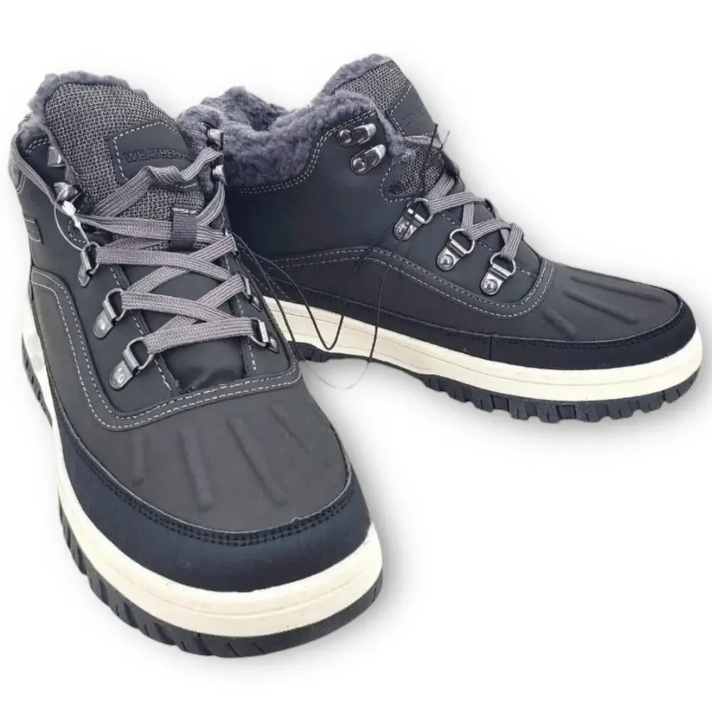 NWT Weatherproof Landon Men’s Suede Sneaker Boots – Grey – Size 13